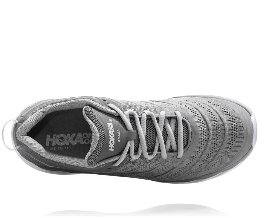 Zapatillas Running Hoka One One Hombre - Akasa - Gris - OEA243759